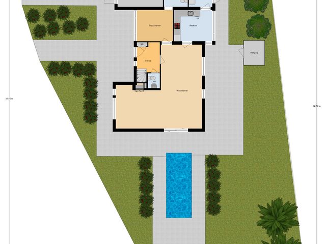Plattegrond van Broekwal 5