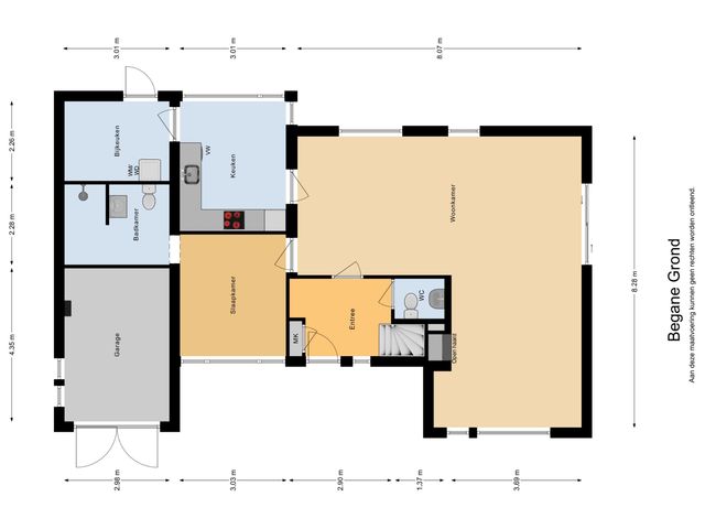 Plattegrond van Broekwal 5