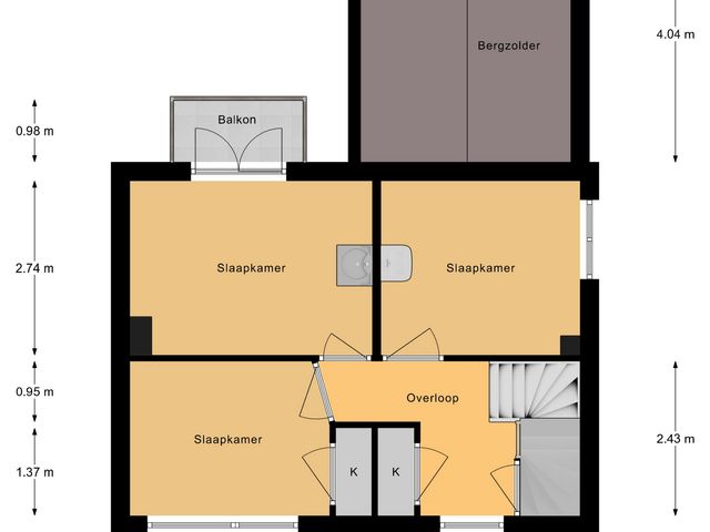 Plattegrond van Antoon Coolenstraat 6