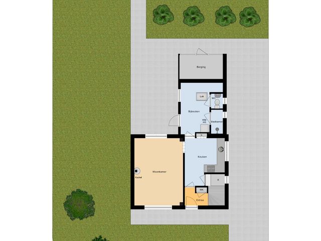 Plattegrond van Antoon Coolenstraat 6