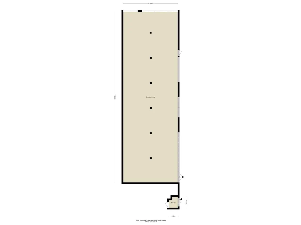 Plattegrond loods