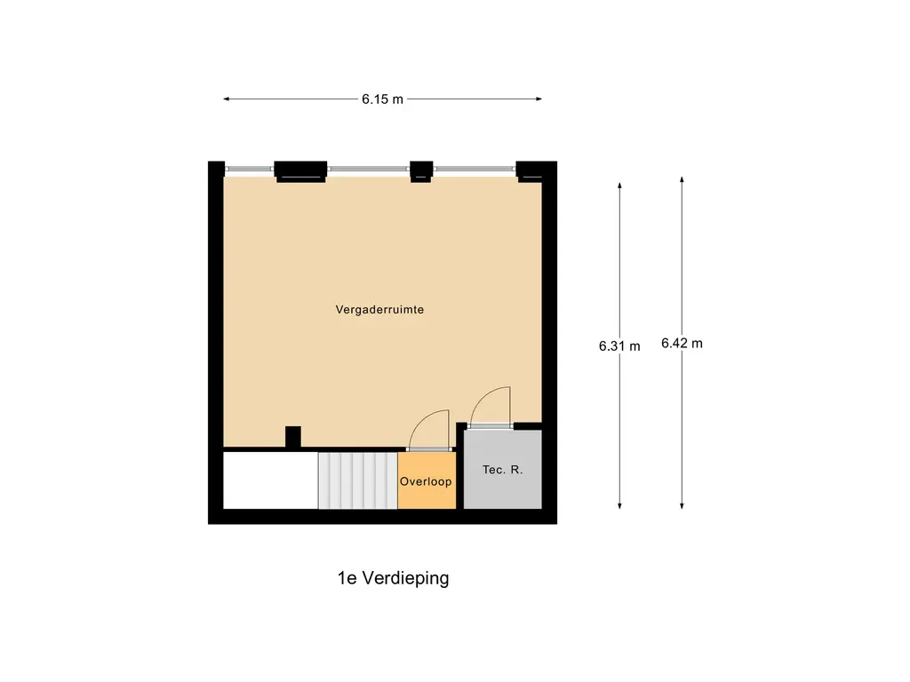 Plattegrond verdieping