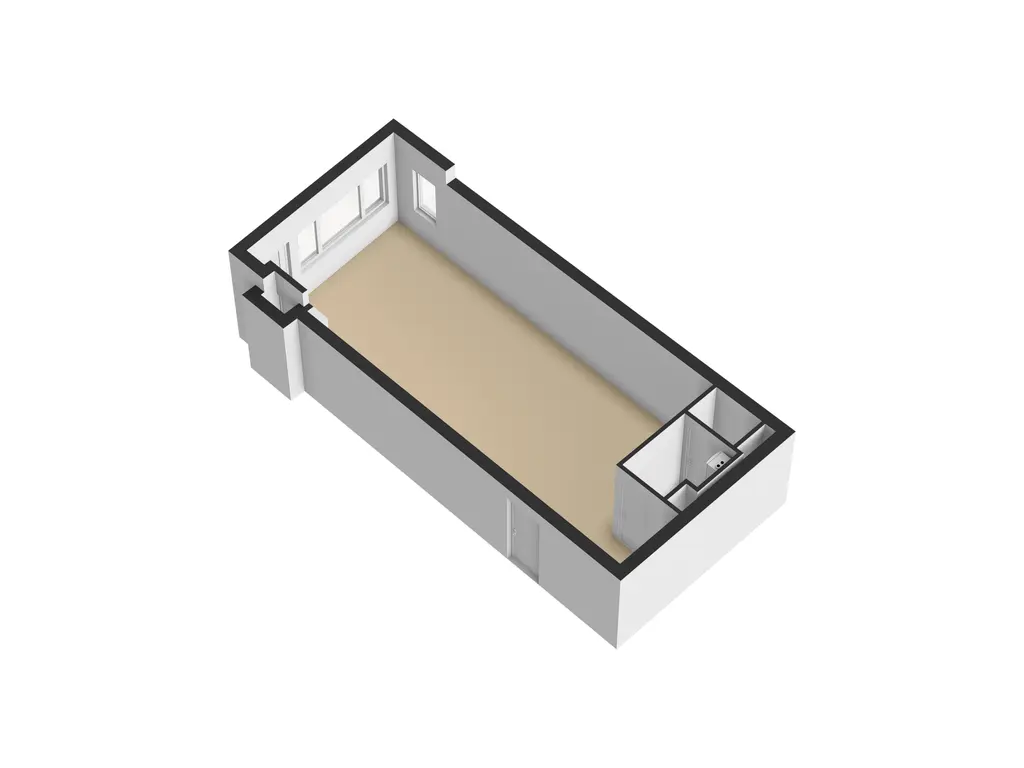 Plattegrond winkel 3d