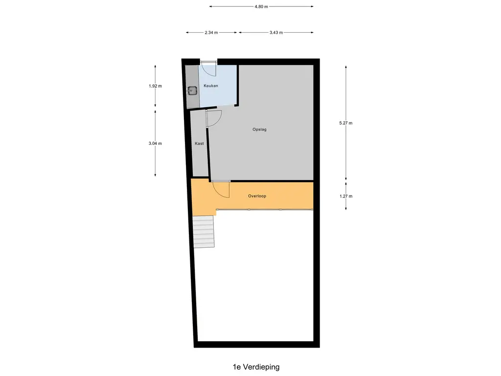 Plattegrond entresol