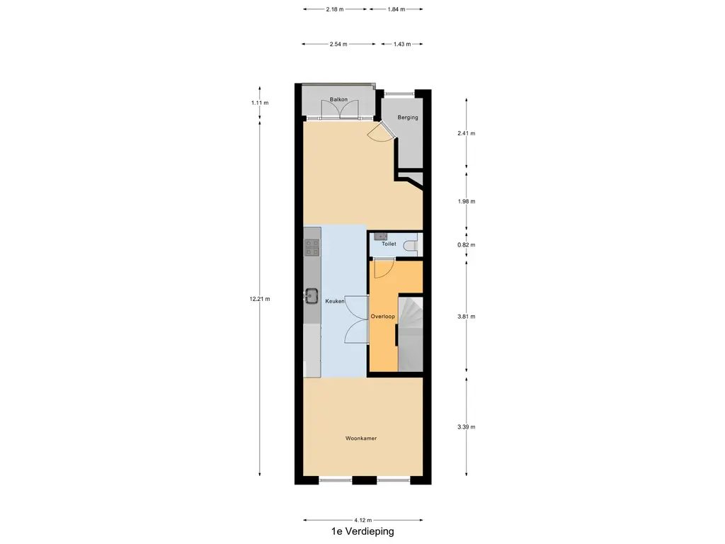 Plattegrond 2e verdieping