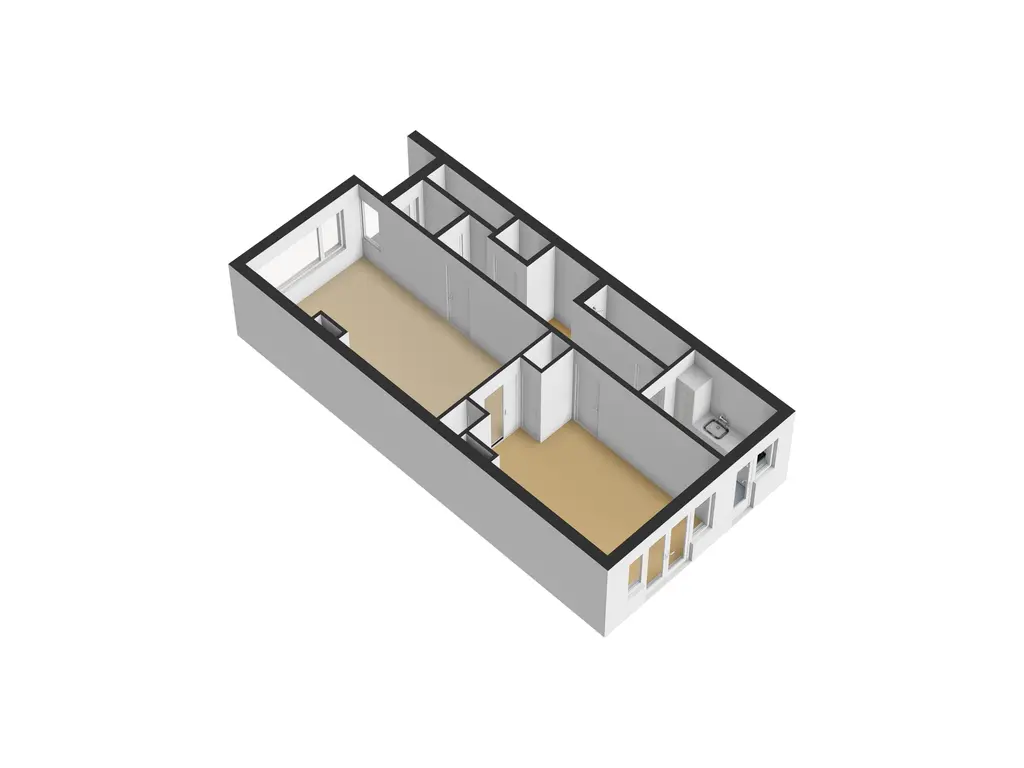 Plattegrond begane grond 3d 3d