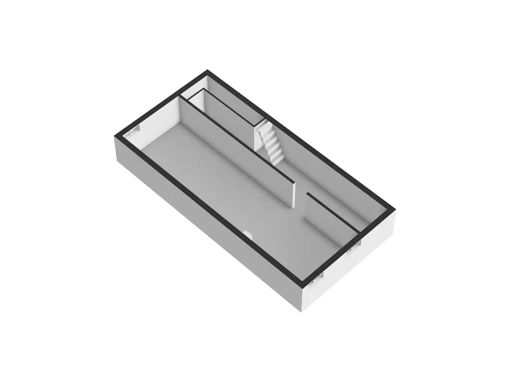 Plattegrond kelder 3d