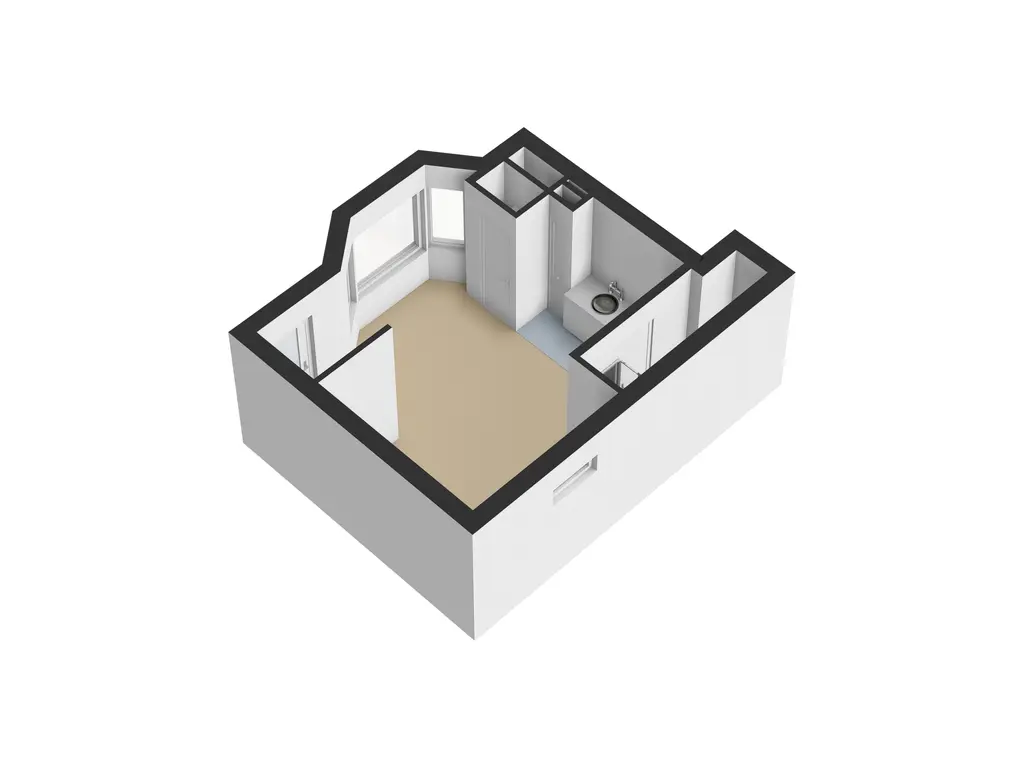 Plattegrond beganegrond 3d