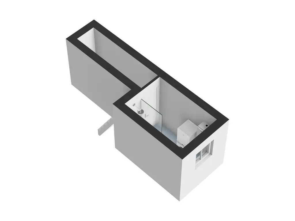 Plattegrond eerste verdieping 3d