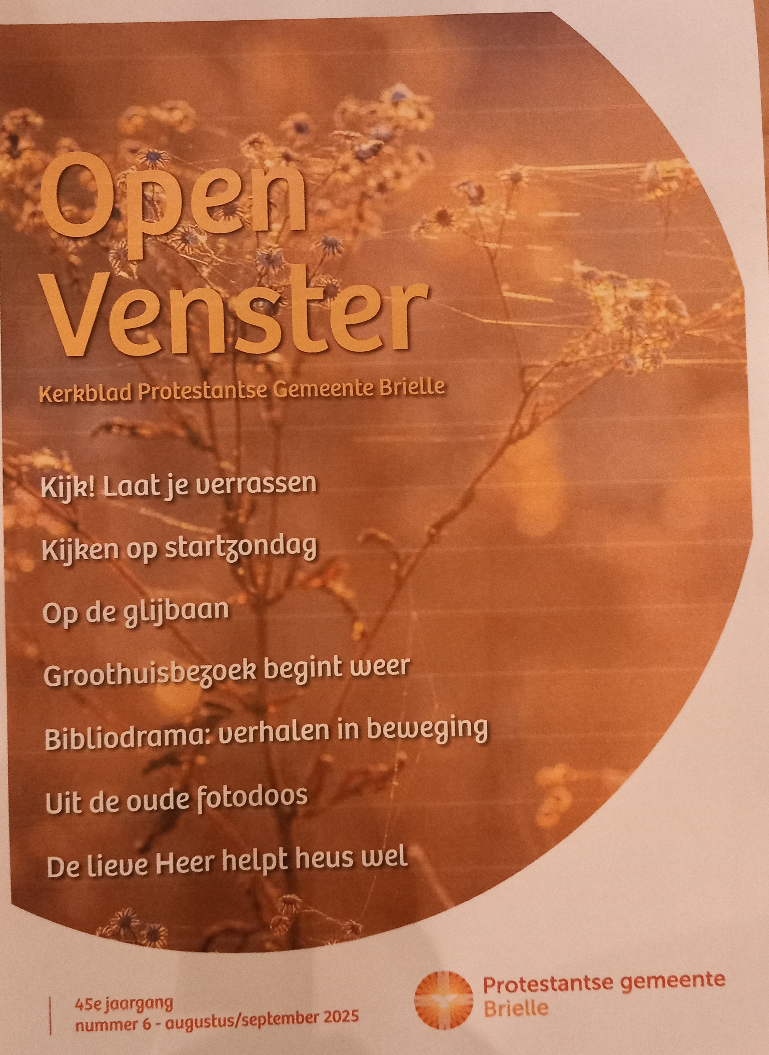 Kerkblad Open Venster september 2025 & Informatieblad 2025-2026
