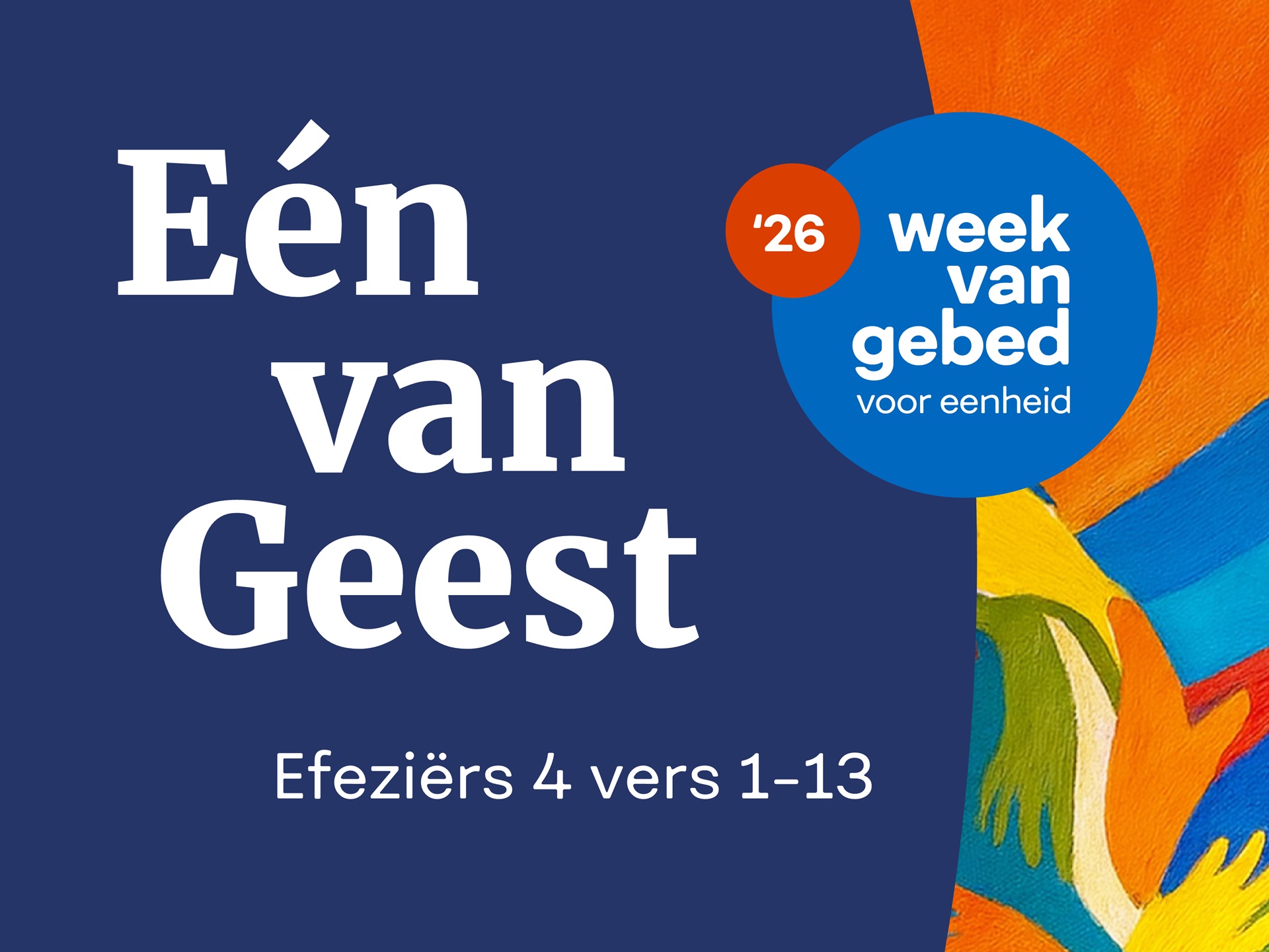 Oecumenische dienst in de Week van het gebed voor eenheis