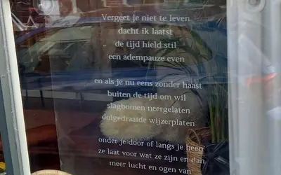 Vergeet je niet te leven