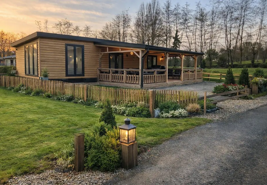 Kavel + nieuw chalet View XL op chalet park de Oude Beuk in Oostvoorne