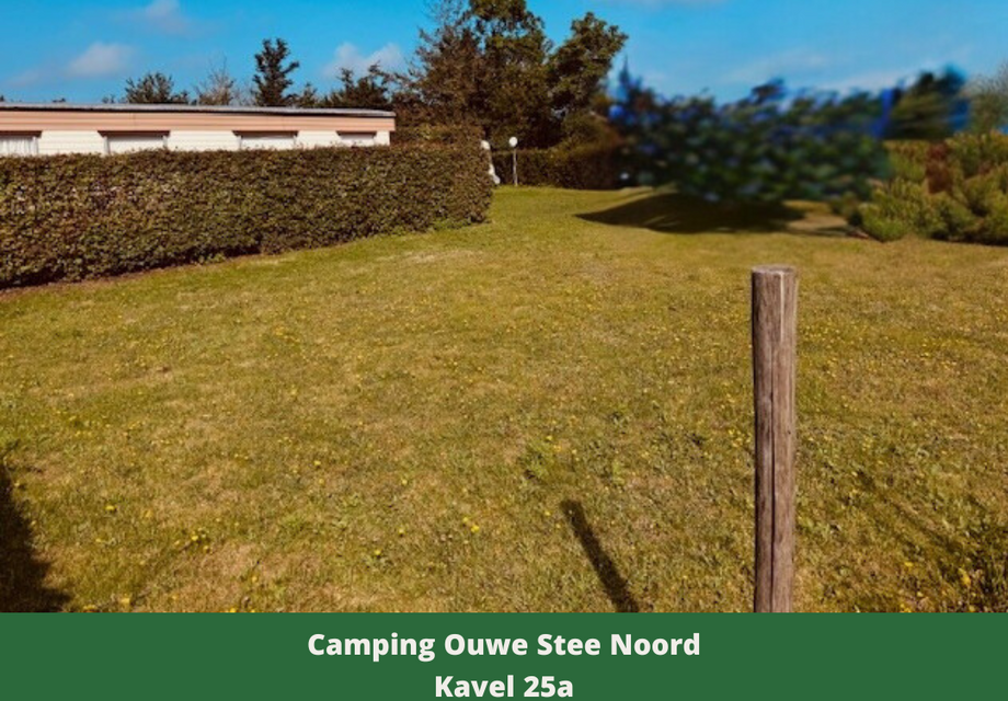 Kavel + nieuwe chalet op camping Ouwe Stee Noord in Ouddorp