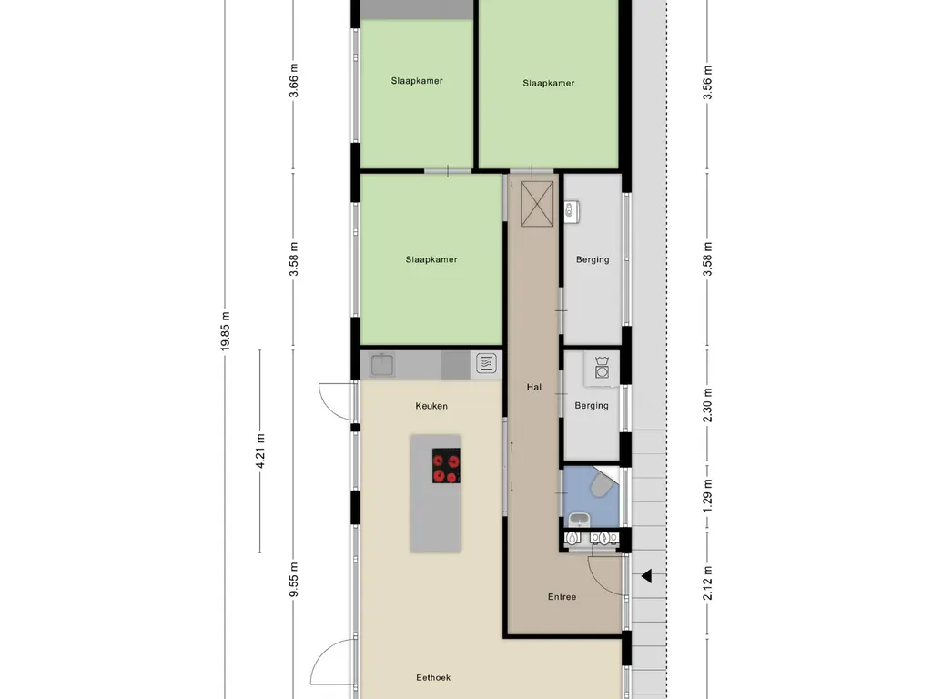 De Stille Wille 116, OOST WEST EN MIDDELBEERS