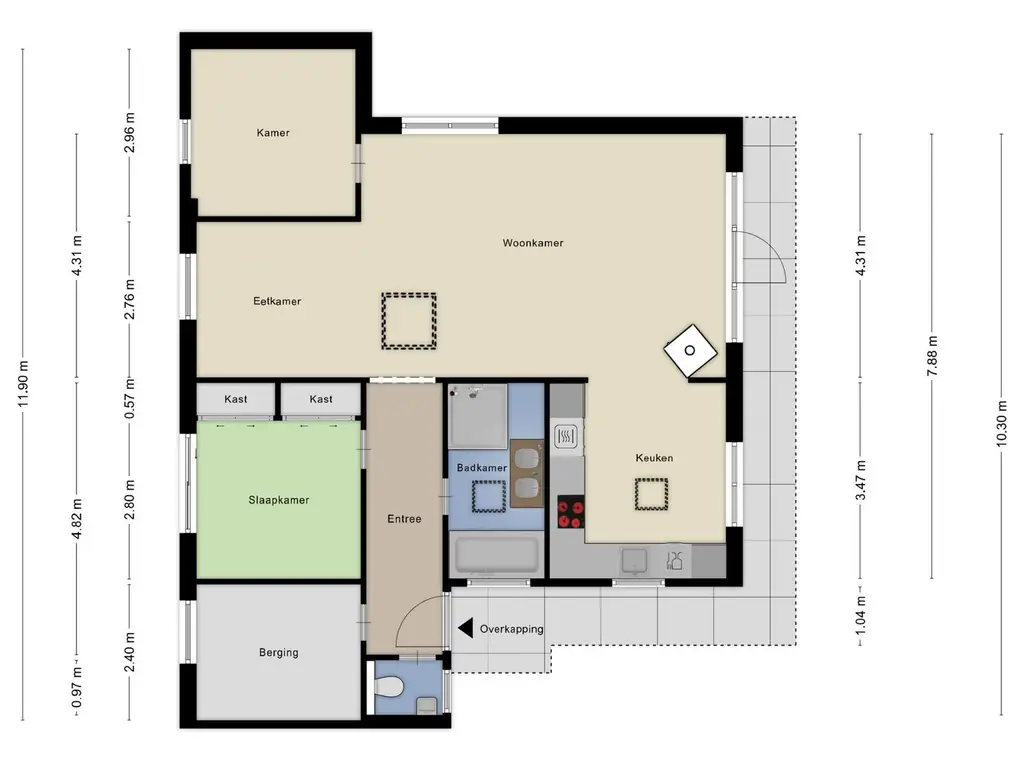 De Stille Wille 317, OOST WEST EN MIDDELBEERS