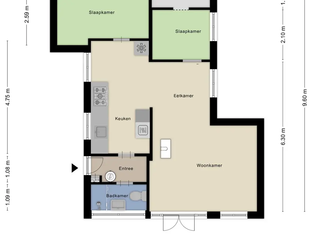 De Stille Wille 49, OOST WEST EN MIDDELBEERS