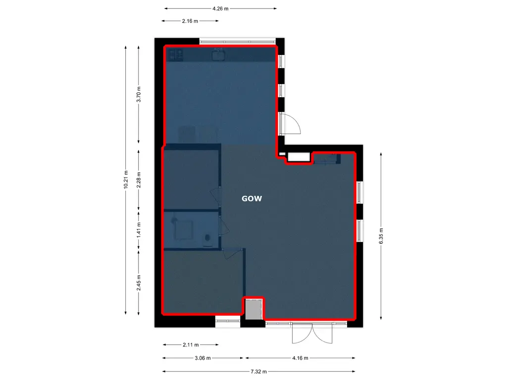 Plattegrond 3 Proefpolder 369