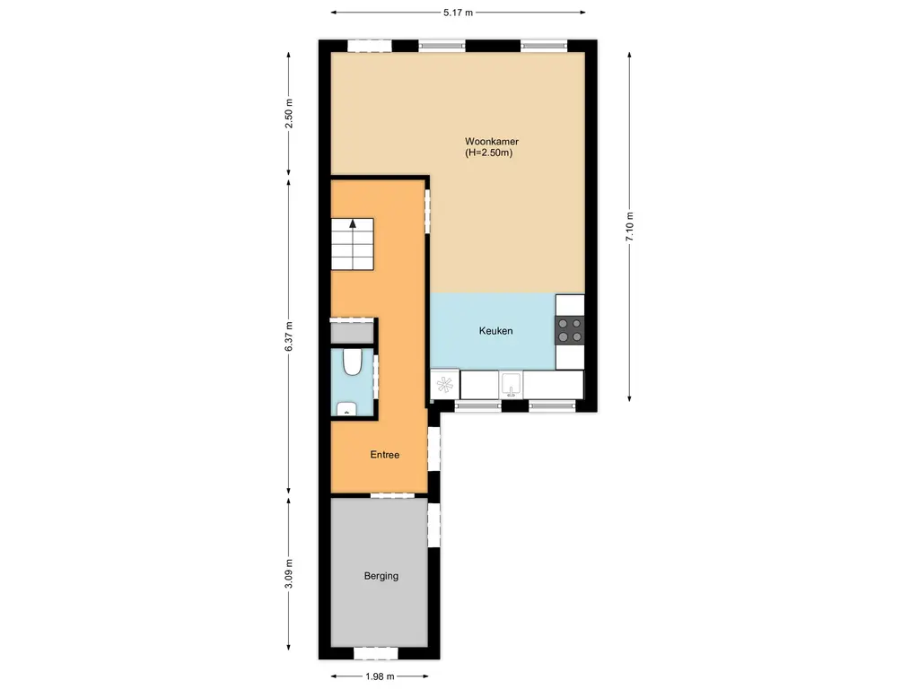 Plattegrond 1 Kroosakker 14A
