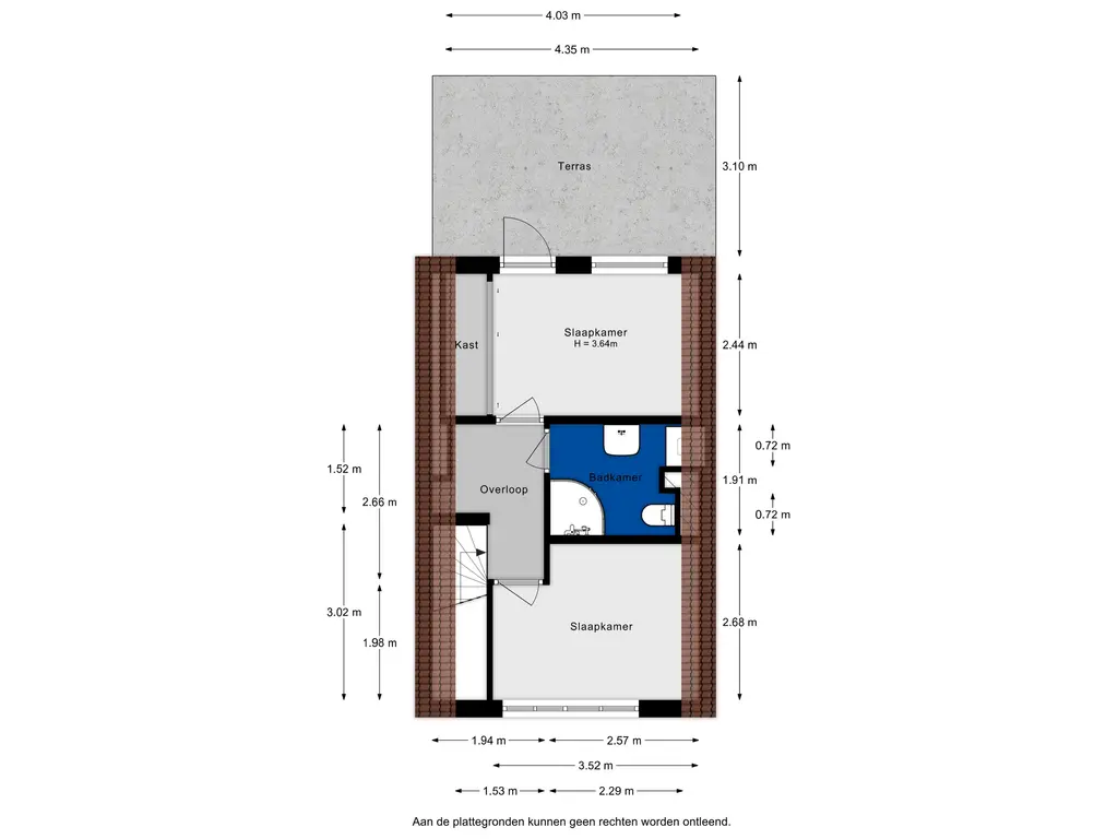 Plattegrond 3 Rodenburgstraat 69