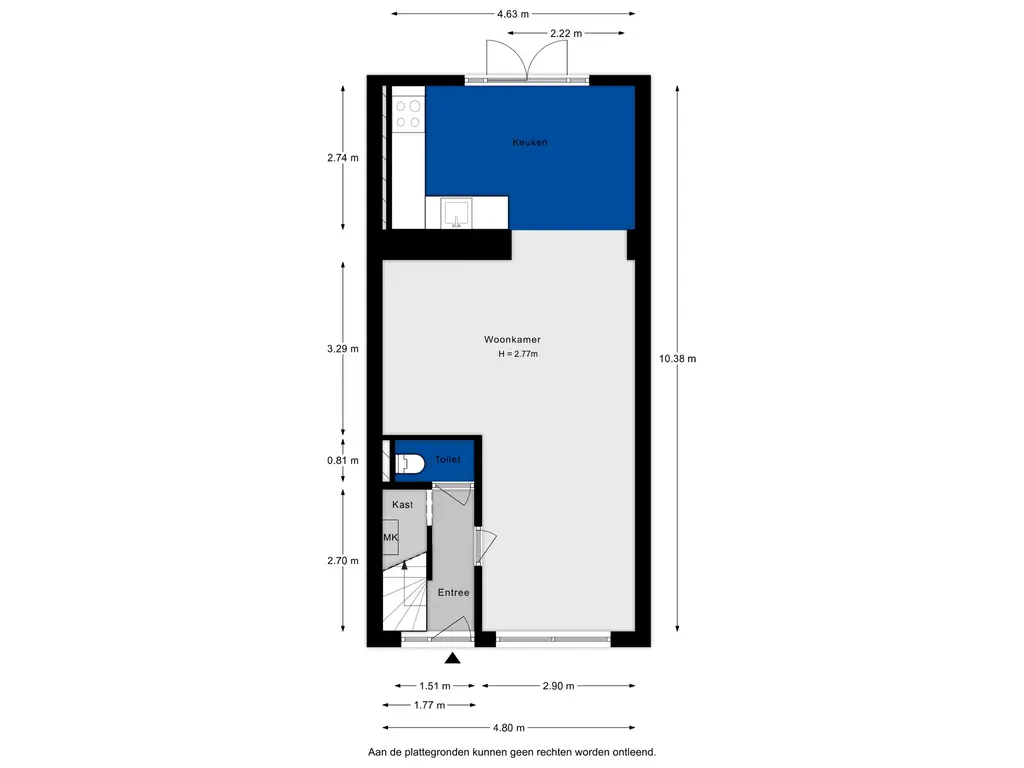 Plattegrond 2 Rodenburgstraat 69