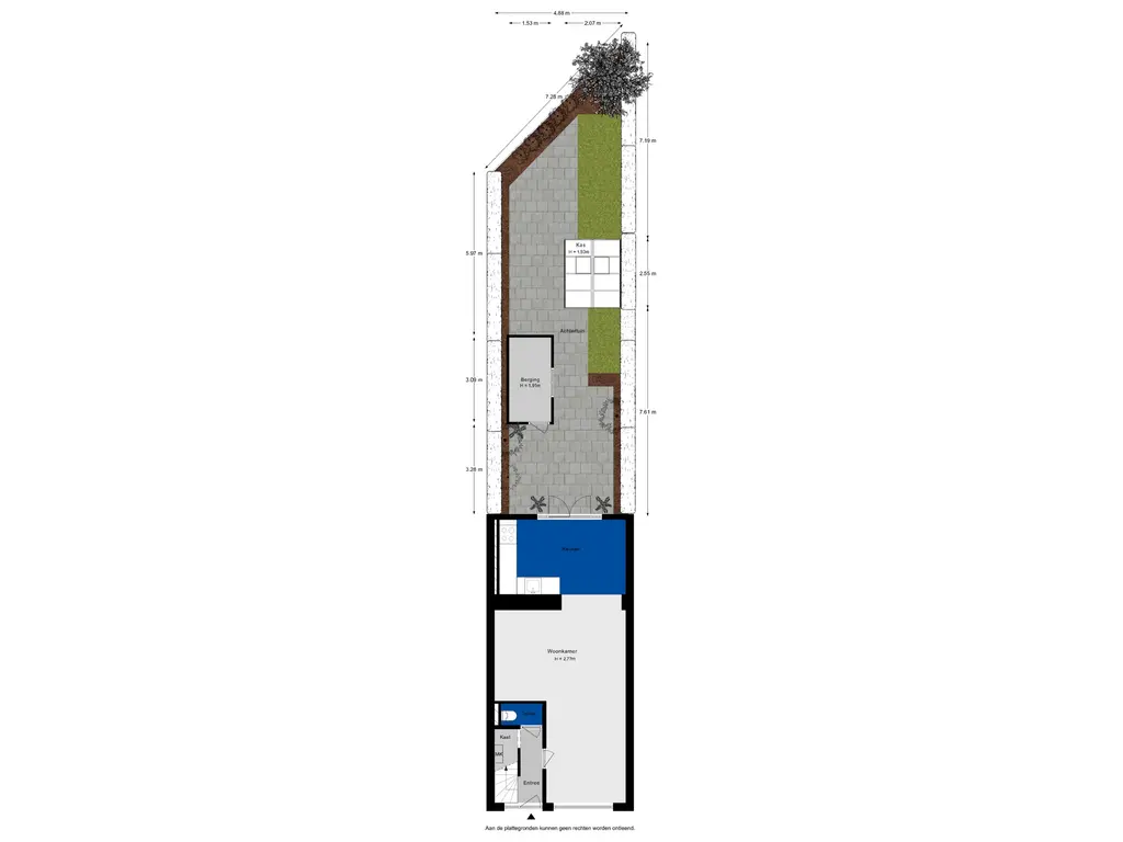 Plattegrond 1 Rodenburgstraat 69
