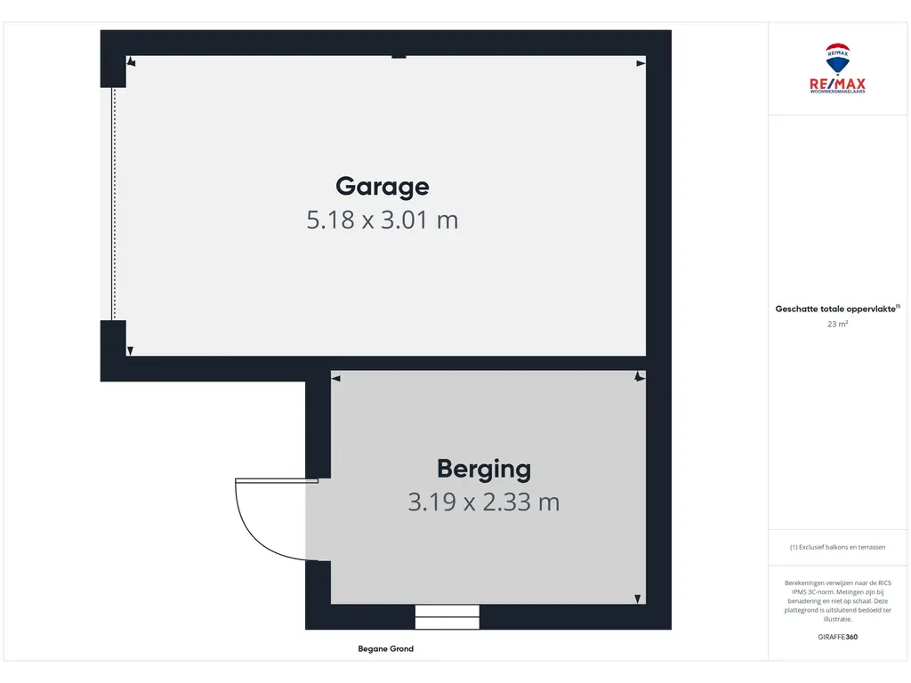 Plattegrond 4 Begoniastraat 22