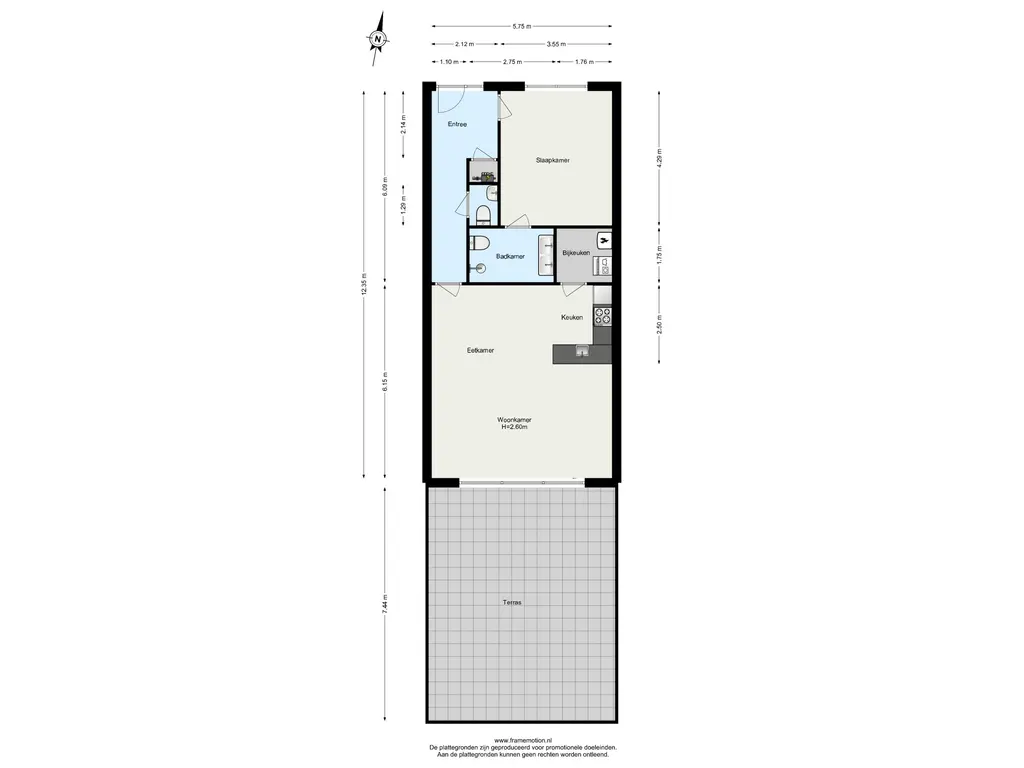 Plattegrond 1 Wesdijkleede 118