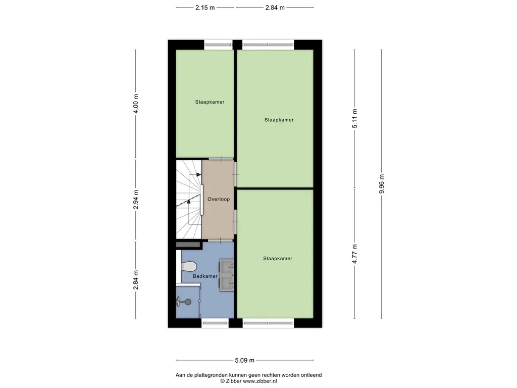 Plattegrond 3 Stadhouderslaan 90