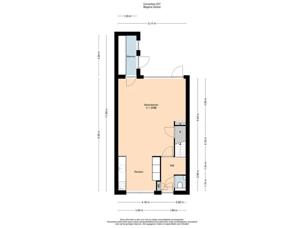 Plattegrond 1 Corversbos 227