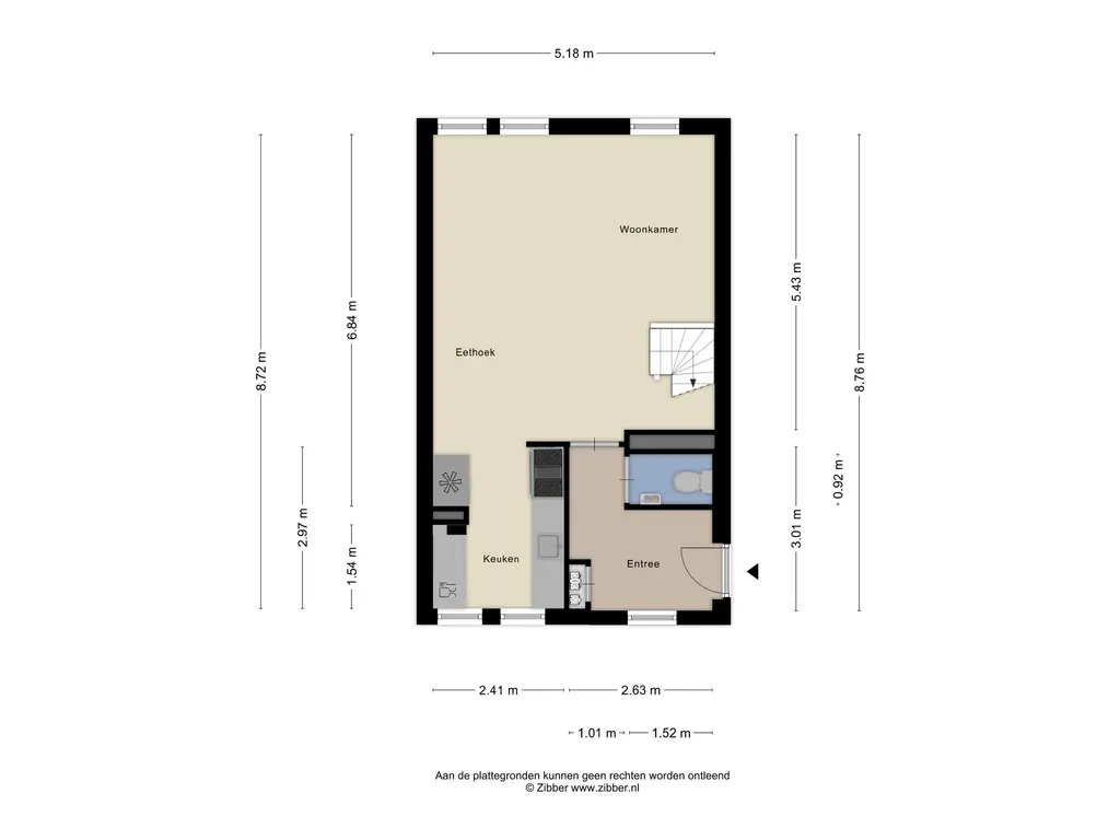 Plattegrond 1 Waardgracht 66