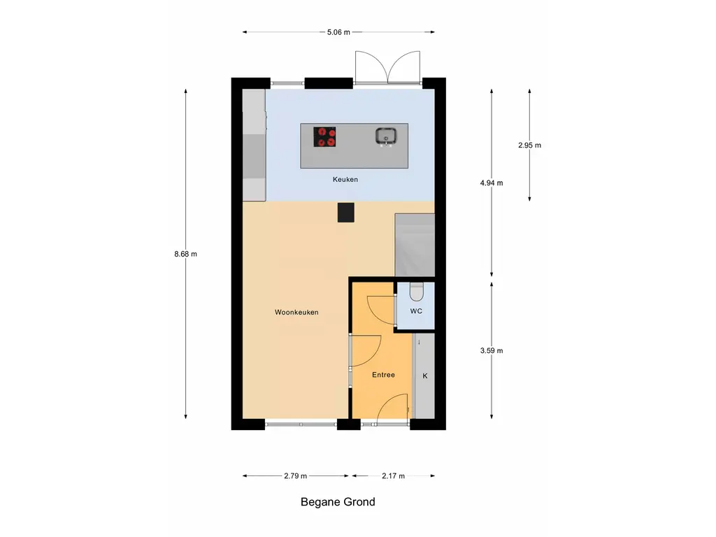 Plattegrond 1 Waddenring 205