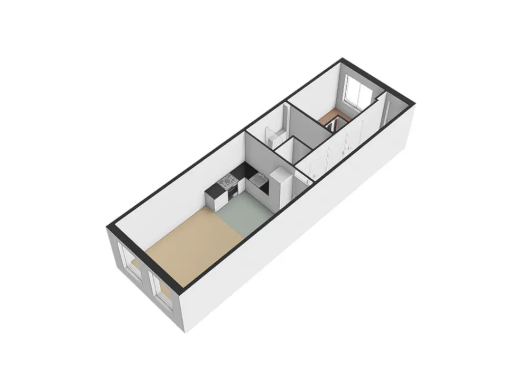 Plattegrond 2 Jacob van Campenstraat 2D