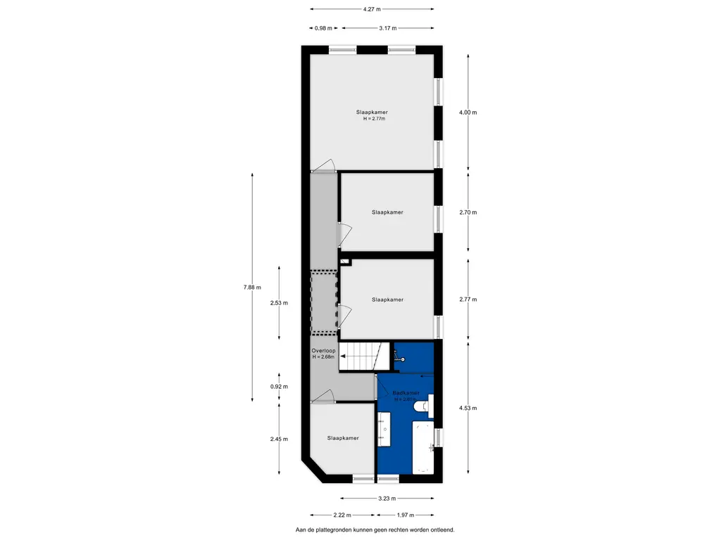 Plattegrond 3 Bosstraat 51