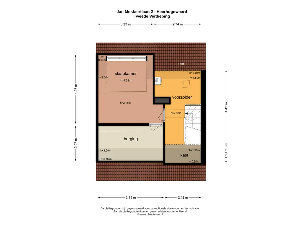 Plattegrond 10 Jan Mostaertlaan 2