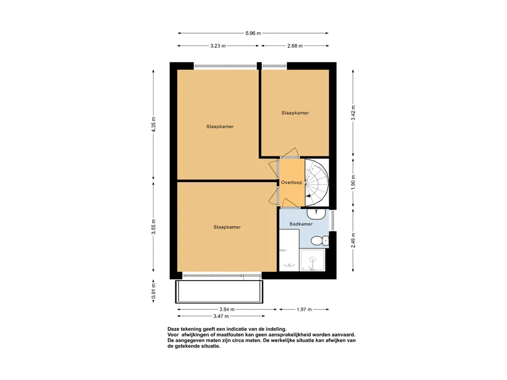 Plattegrond 6 Hertog Albrechtstraat 24