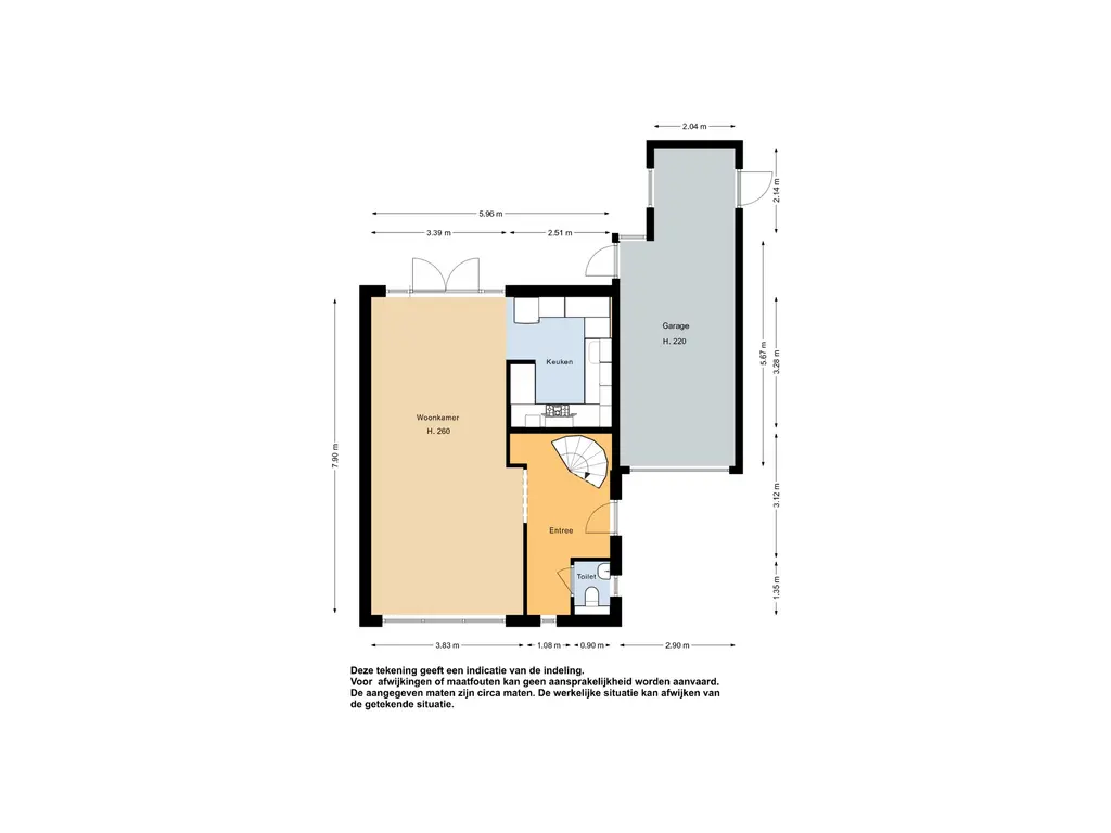 Plattegrond 1 Hertog Albrechtstraat 24