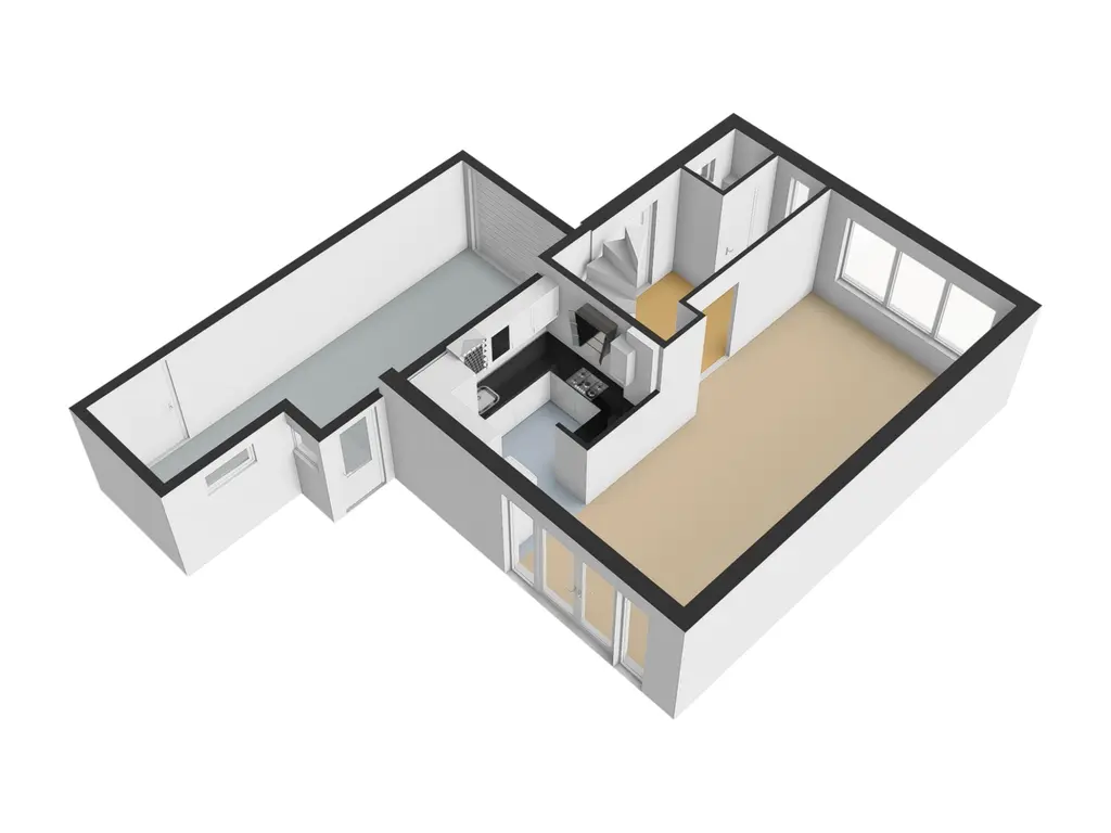 Plattegrond 3 Hertog Albrechtstraat 24