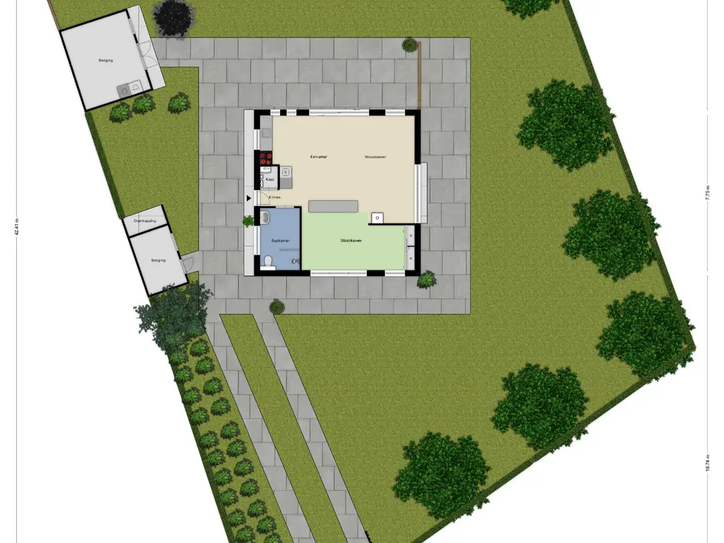 De Stille Wille 159, OOST WEST EN MIDDELBEERS