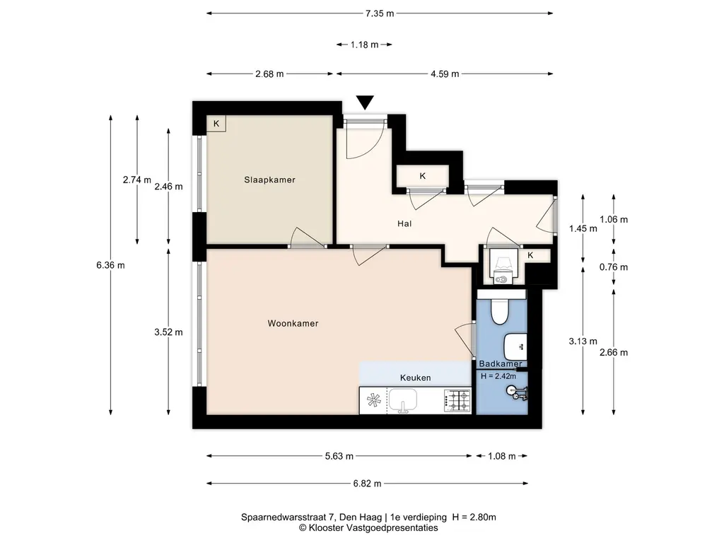 Spaarnedwarsstraat 7, Den Haag