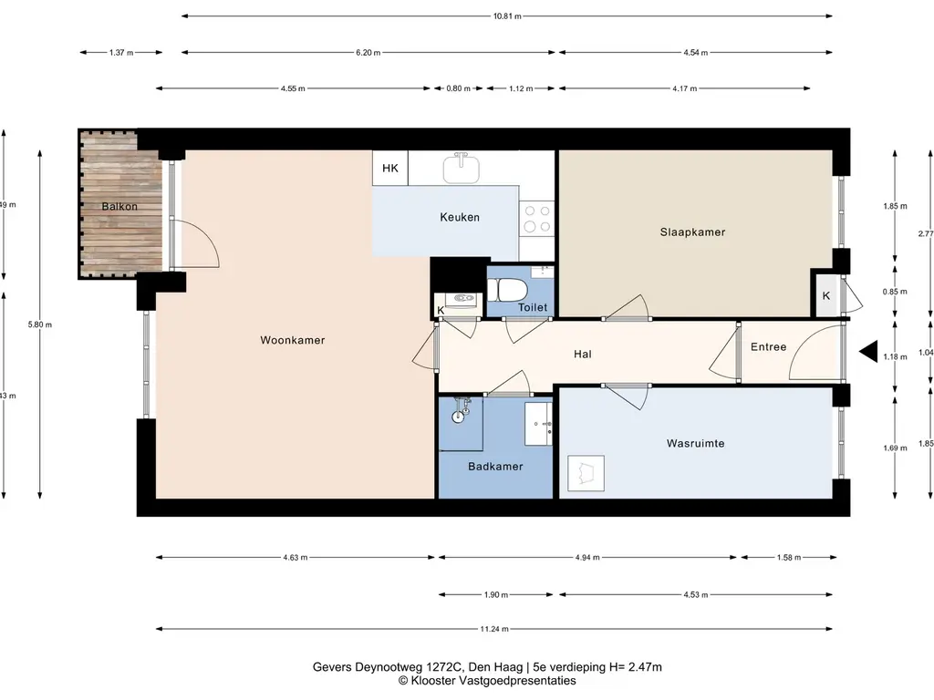 Gevers Deynootweg 1272C, Den Haag