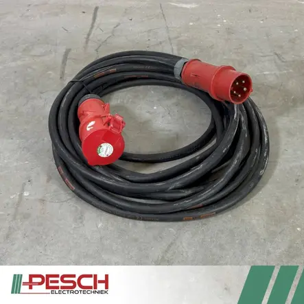 Verlengkabel 32A, 400V, 12,5 meter