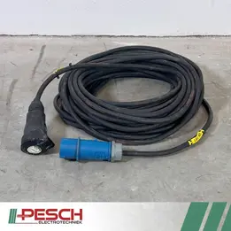 Verlengkabel 16A, 230V CEE naar SCHUKO 12,5 mtr