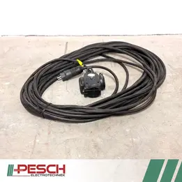 Verlengkabel 16A, 230V, 12,5 meter (3 weg)