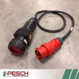 Verloopkabel CEE naar CEAG 400V 32Amp