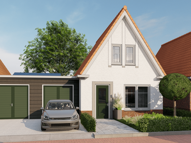 Vrijstaande woning , Hoek