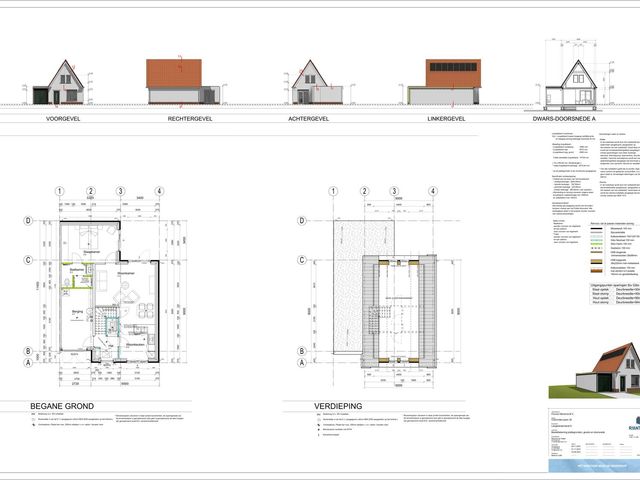 Vrijstaande woning , Hoek