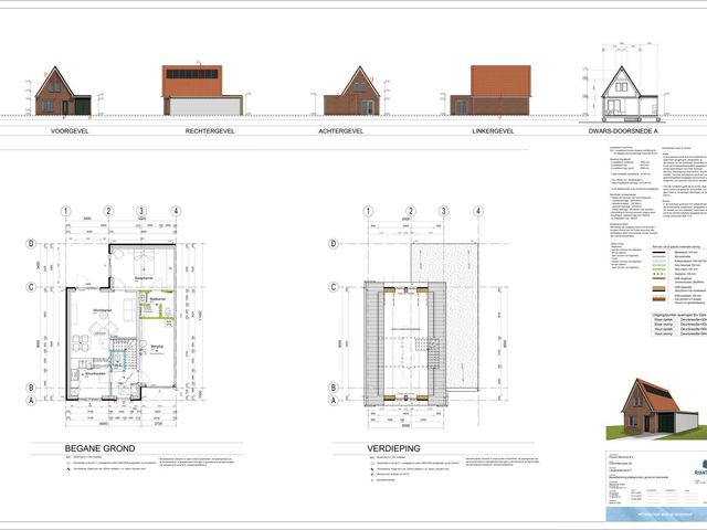 Vrijstaande woning , Hoek