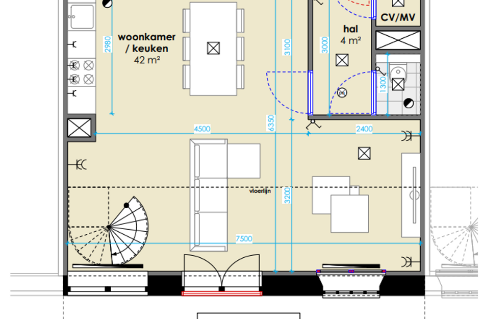 Muziekschool appartementen 