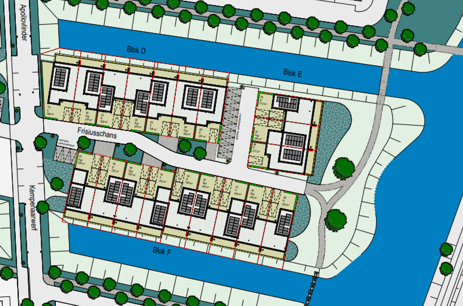 Frisiusschans fase 2 - type B, tussenwoning 